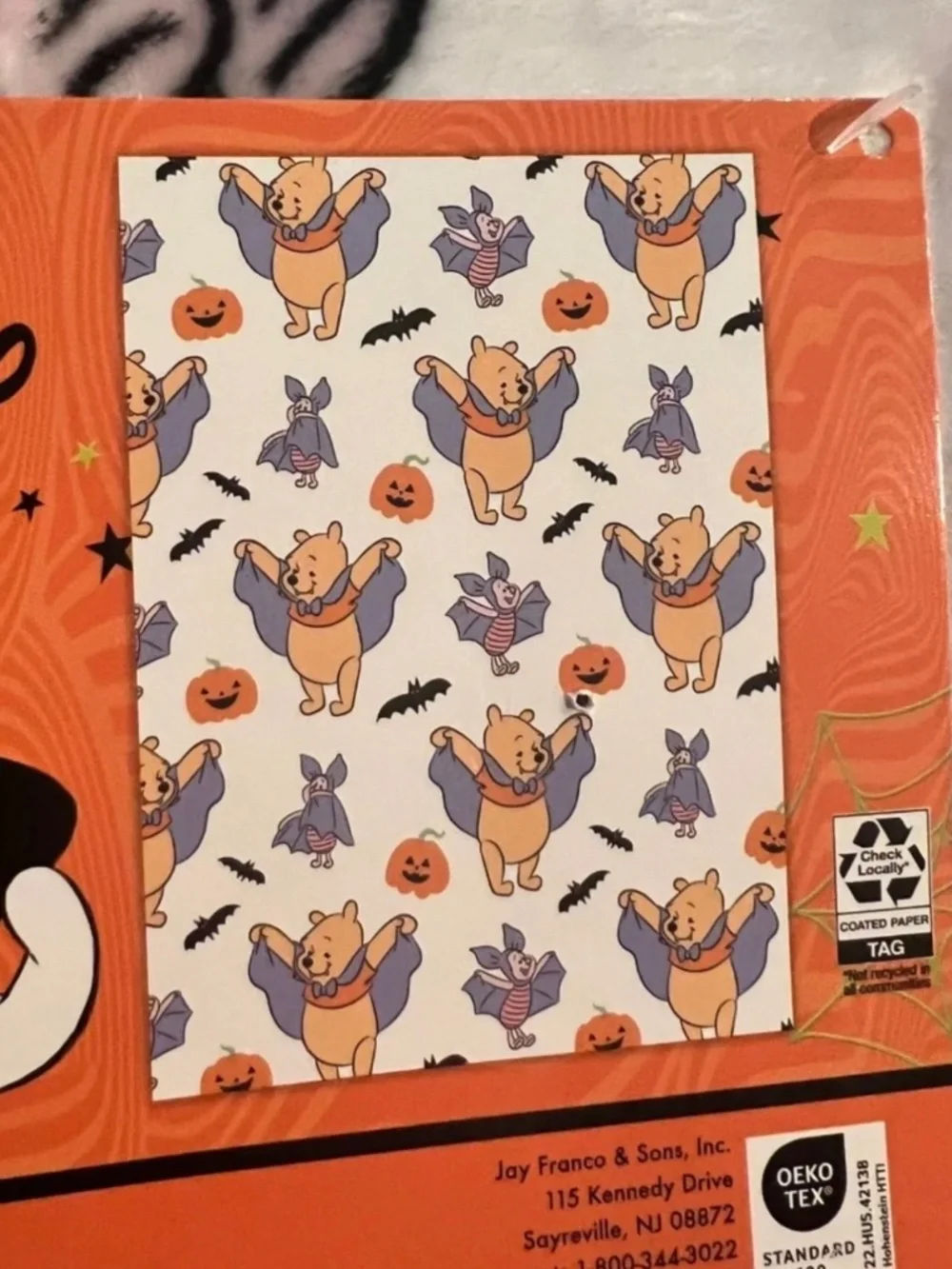 VIRAL Disney Halloween Winnie the Pooh and Piglet throw blanket 50x70